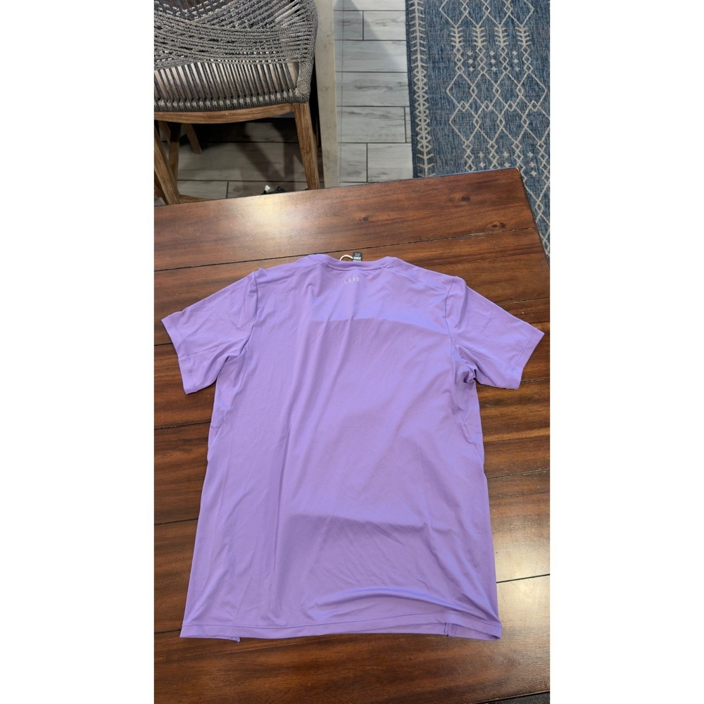 LSKD Mens Pace Running Tee Dahlia Purple Large MASS00606 Performance Shirt NWT - Picture 4 of 16